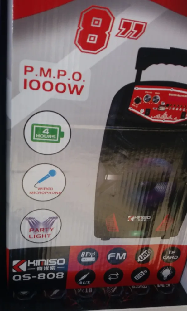 Караоки блутут колонка Kimiso QS 808 — снимка 9