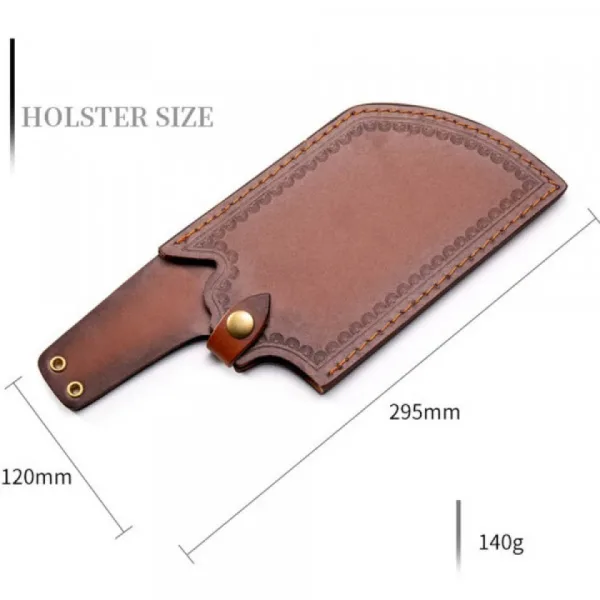 Месарски сатър CUTLER - 516 GR, 155x310/калъф — снимка 3