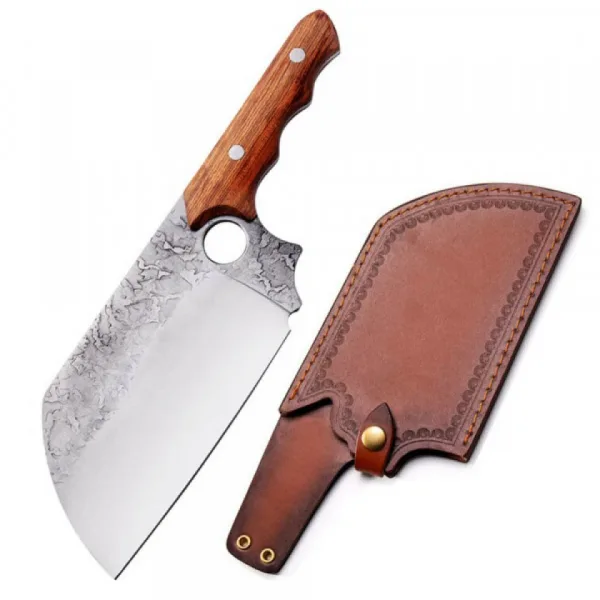 Месарски сатър CUTLER - 516 GR, 155x310/калъф — снимка 4