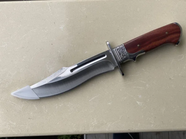 Стабилен и тежък ловен нож, кания 180 х 300 — снимка 2