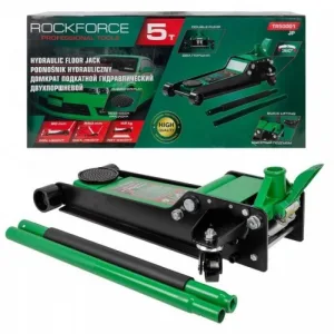 Крик крокодил нископрофилен 5т с педал ROCKFORCE , 90-550mm