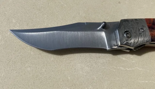 Сгъваем ловен нож Русия -Ст.65х13 ; размери 95х215 — снимка 2
