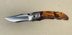 Сгъваем ловен нож Русия -Ст.65х13 ; размери 95х215