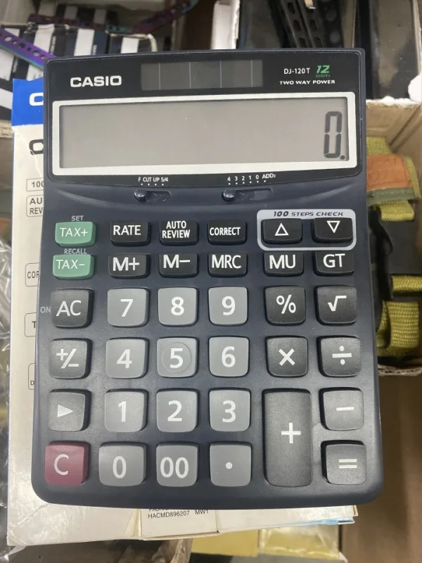 Калкулатор DJ 120 CASIO — снимка 4