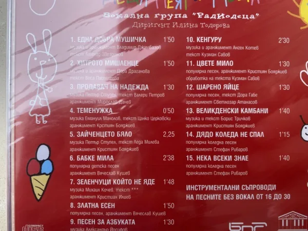СД - Деца пеят за деца - вокална група "Радиодеца" — снимка 2