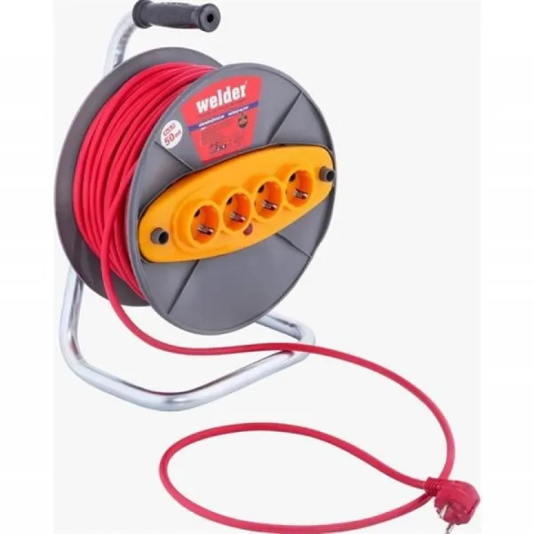 Макара за ток WELDER с многожилен кабел 50 м 3X2.5 — снимка 2