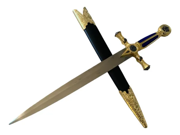 Стилен Къс Масонски Меч -310х500 — снимка 3