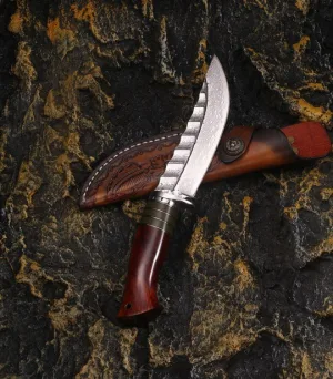 Уникален ловен нож DRAGON JAP DAMASK - 98х219