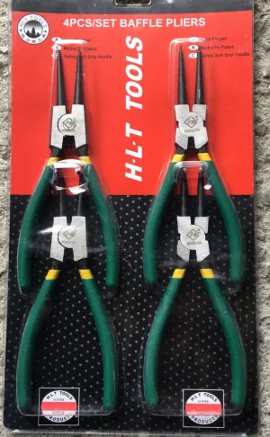 Комплект зегер клещи HLT, 4 части