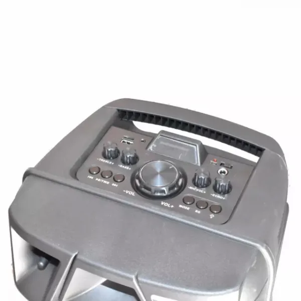 Преносима караоке колона ZQS-8210 2х8 инча микрофон — снимка 4