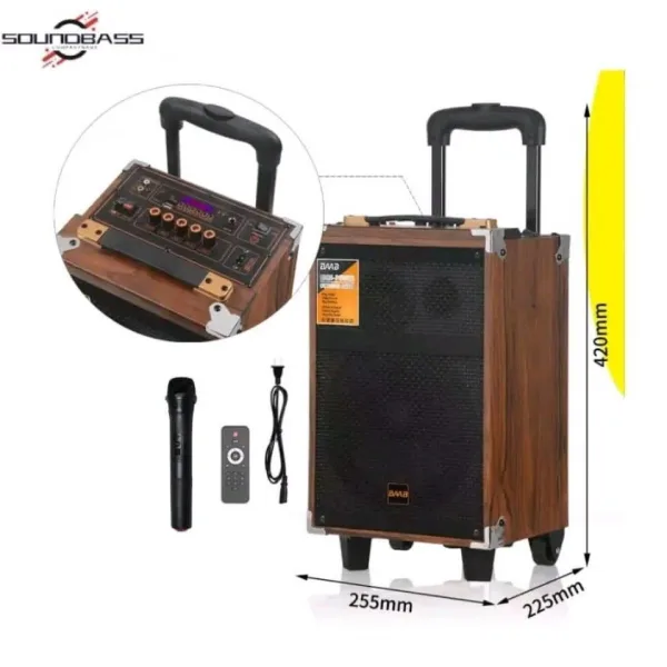Караоке тонколона Smart Technology BQ-12 BT,FM,TF, USB, AUX IN — снимка 3