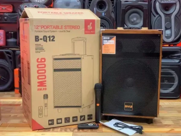Караоке тонколона Smart Technology BQ-12 BT,FM,TF, USB, AUX IN — снимка 4