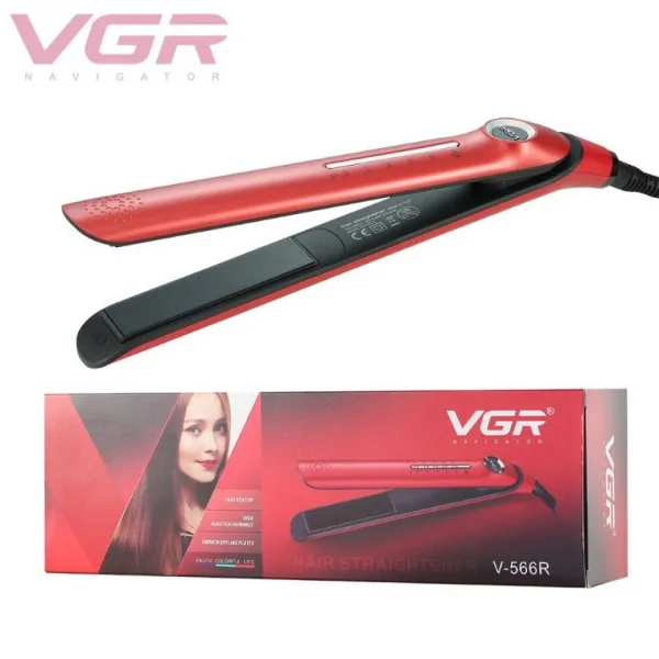 Преса за коса с керамично покритие VGR V-566R — снимка 5