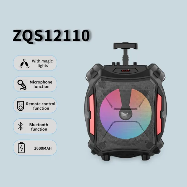Компактна 12" тонколонка ZQS12110 — снимка 5