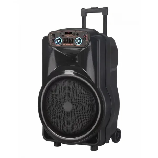 МОЩНА F15 Караоке Тонколона 15 1500W +2 Микрофона ndr-y15 — снимка 3