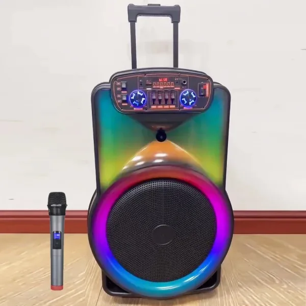 МОЩНА F15 Караоке Тонколона 15 1500W +2 Микрофона ndr-y15 — снимка 8