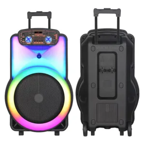 МОЩНА F15 Караоке Тонколона 15 1500W +2 Микрофона ndr-y15