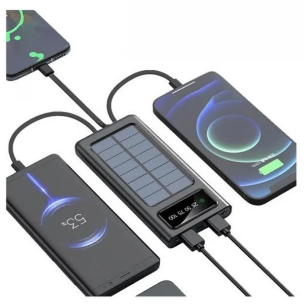 Соларна външна батерия - POWERBANK UKC 8285 - 10AH 4 — снимка 2
