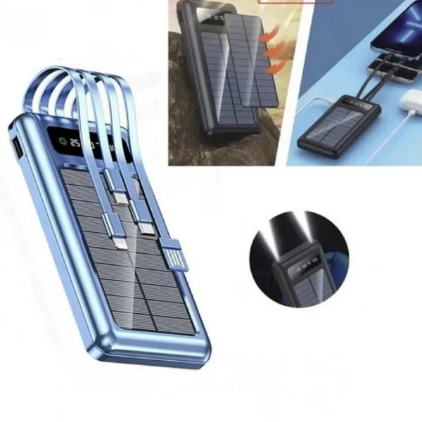 Соларна външна батерия - POWERBANK UKC 8285 - 10AH 4 — снимка 4