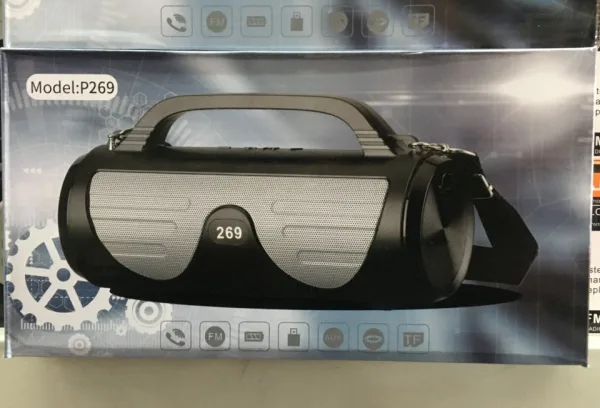 Преносима безжична BT колонка P269 USB/TFT/FM — снимка 2