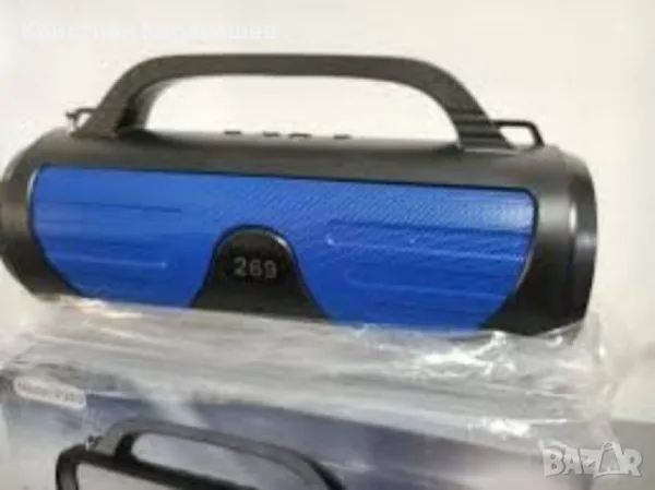 Преносима безжична BT колонка P269 USB/TFT/FM — снимка 5