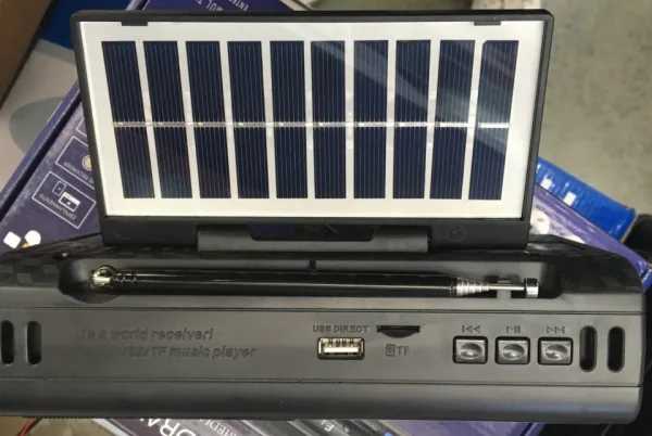 Радиоприемник Golon RX-3040S + соларен панел,BT,USB,TFT — снимка 9