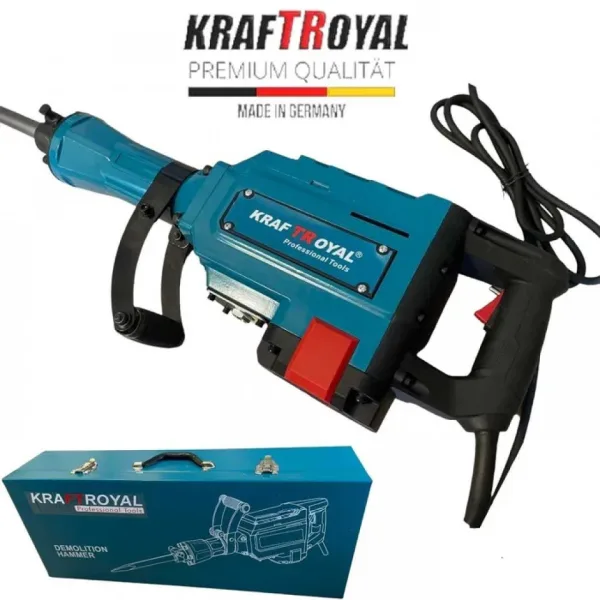 Професионален Къртач KRAFTROYAL 2400W за къртене и пробиване — снимка 2