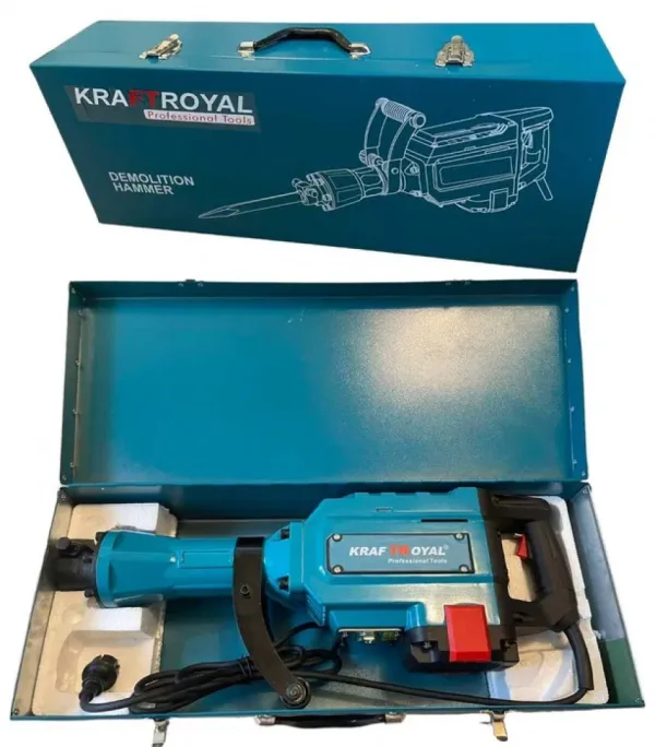 Професионален Къртач KRAFTROYAL 2400W за къртене и пробиване — снимка 5