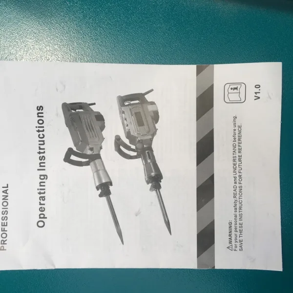 Професионален Къртач KRAFTROYAL 2400W за къртене и пробиване — снимка 7
