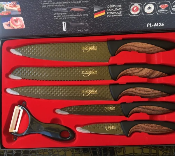 Домакински ножове -Platinum knife collection 6 части — снимка 4