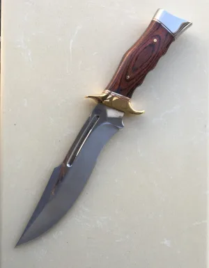Стабилен и тежък ловен нож, кания 190 х300