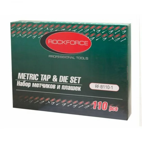 Метчици и Плашки Комплект 110 бр. М2-М18 FORSAGE — снимка 4