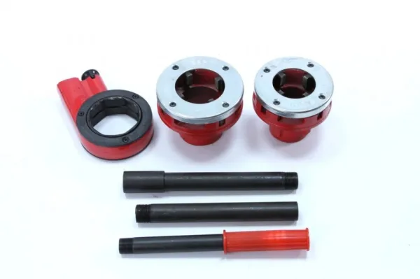 Винторезка с 2 глави 1/2” 2” — снимка 3