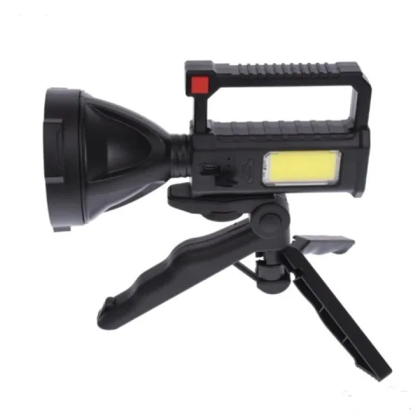 Мощен акумулаторен прожектор със статив BL-832Z - 10W — снимка 2