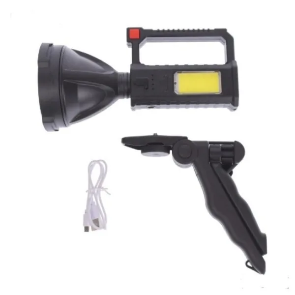 Мощен акумулаторен прожектор със статив BL-832Z - 10W — снимка 4