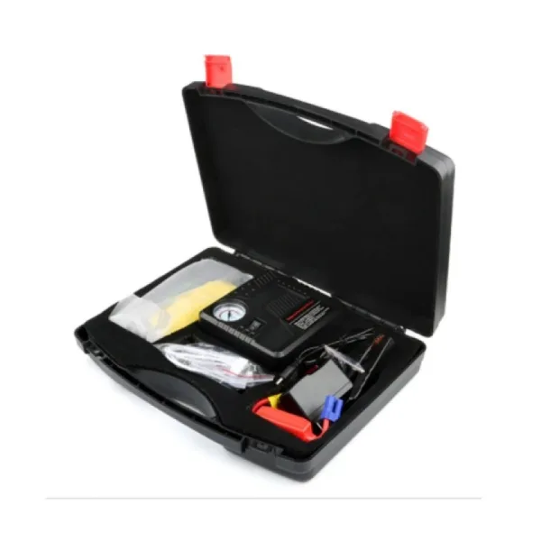 Комплект стартерно устройство High Power Jump starter за кола + компресор — снимка 2