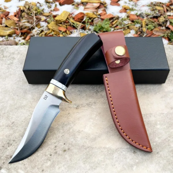 Ръчно изработен ловен нож DER HUNT -D2; 106x218 — снимка 3