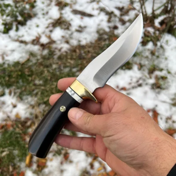 Ръчно изработен ловен нож DER HUNT -D2; 106x218 — снимка 4