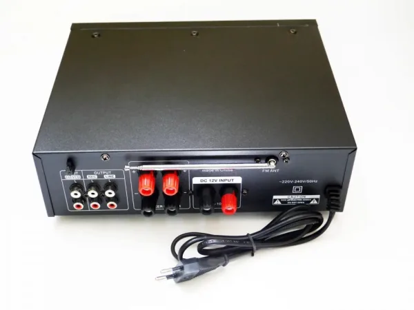 Аудио усилвател UKC AV-339B, караоке, USB порт, SD слот, MP3, FM — снимка 3