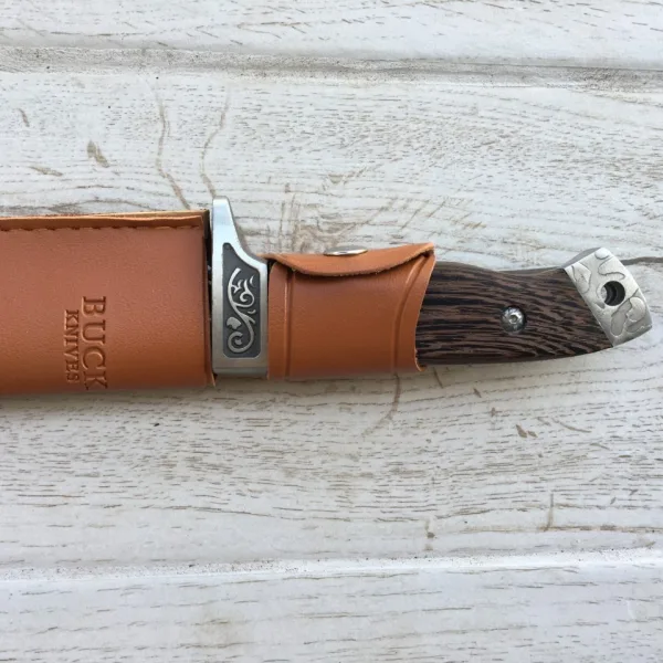 Ловен нож BUCK KNIVES 90 , 5CR13Моv, 170x300 mm — снимка 4