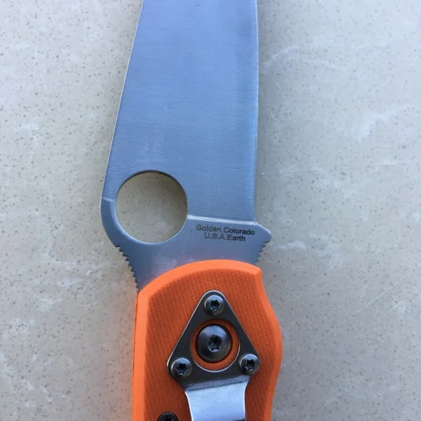 SPYDER CO Сгъваем джобен нож - Спайдърко CPM 30V — снимка 2