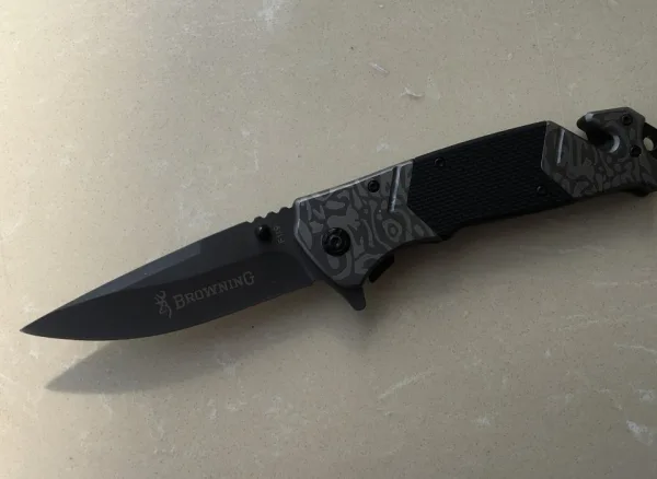 Browning F119 сгъваем джобен полуавтоматичен нож с резец за въже — снимка 2