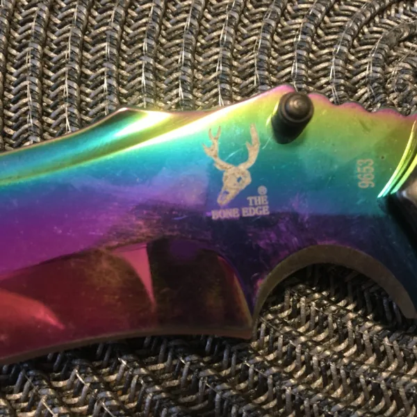Джобен нож-100x215 mm (фолдър, сгъваем нож) The bone Edge — снимка 2