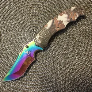 Джобен нож-100x215 mm (фолдър, сгъваем нож) The bone Edge