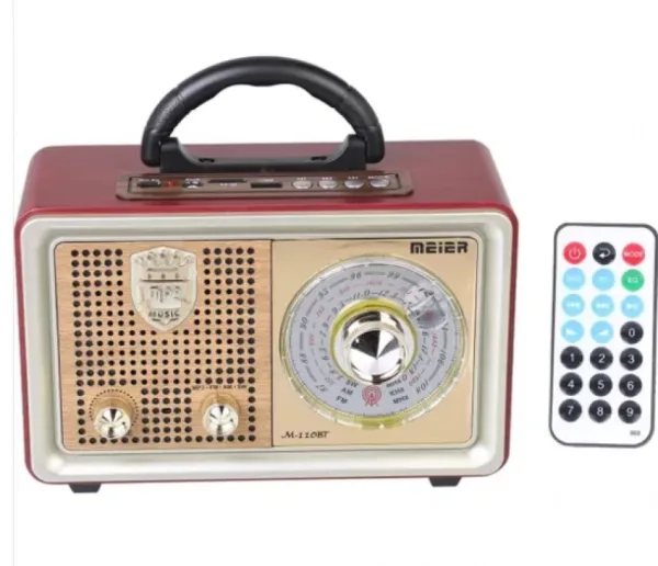 Ретро( Винтидж)Радио Meier M-110BT FM, Bluetooth USB SD AUX — снимка 2