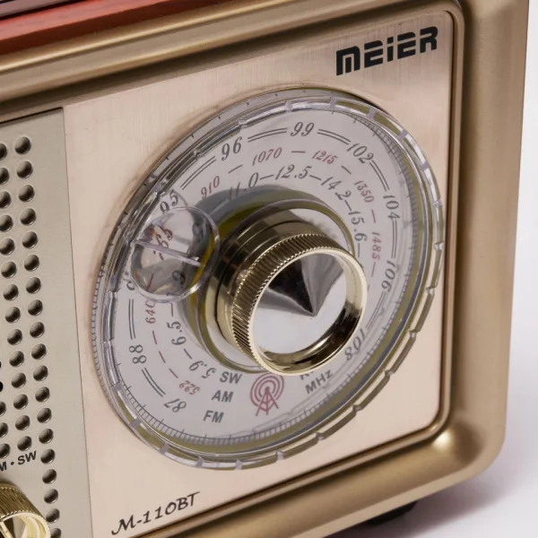 Ретро( Винтидж)Радио Meier M-110BT FM, Bluetooth USB SD AUX — снимка 3