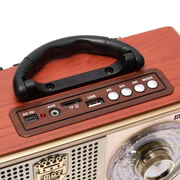 Ретро( Винтидж)Радио Meier M-110BT FM, Bluetooth USB SD AUX — снимка 4