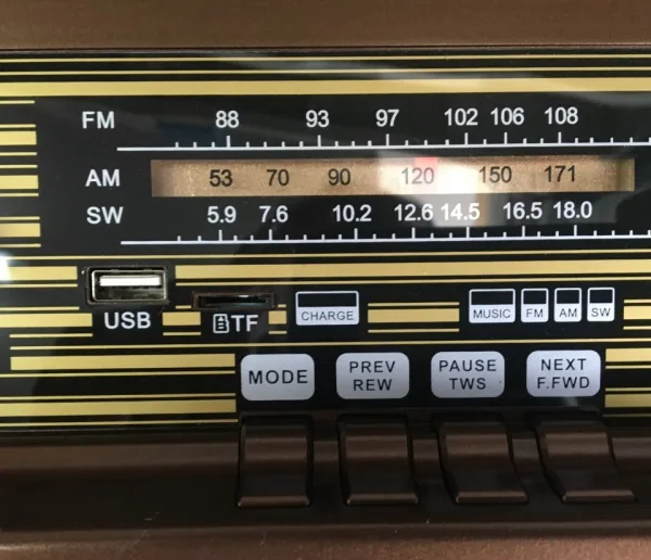 Ретро радио GOLON RX BT 939 Bluetooth Usb Sd , FМ, АМ, SW - Носталджи — снимка 3
