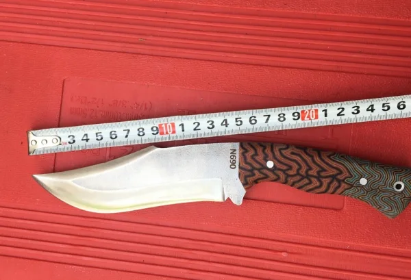 Стабилен, ръчно направен нож, 069 N 165 х 270 Турция — снимка 4