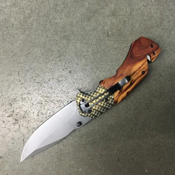 Сгъваем автоматичен нож с титаниево покритие на острието Browning Х 88 — снимка 3